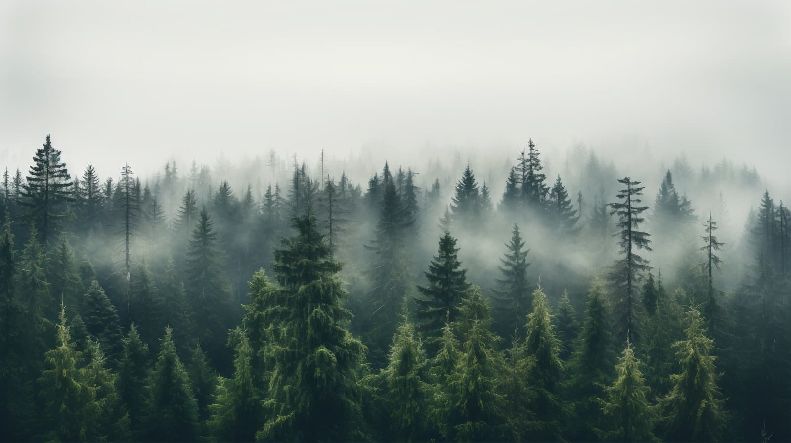 Dense forest canopy