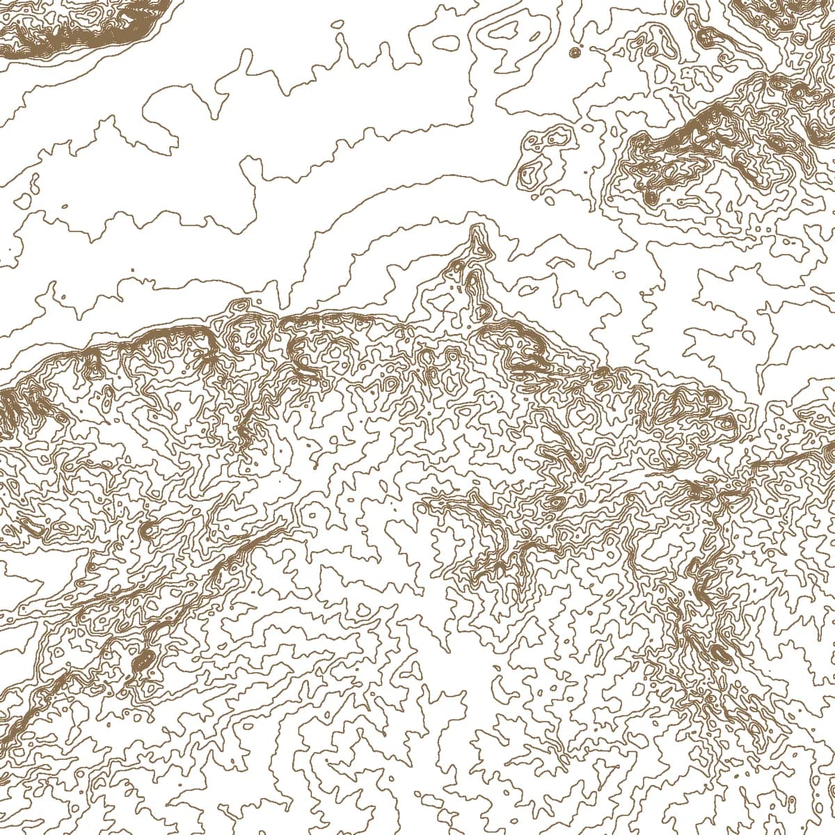 Contours from a DEM