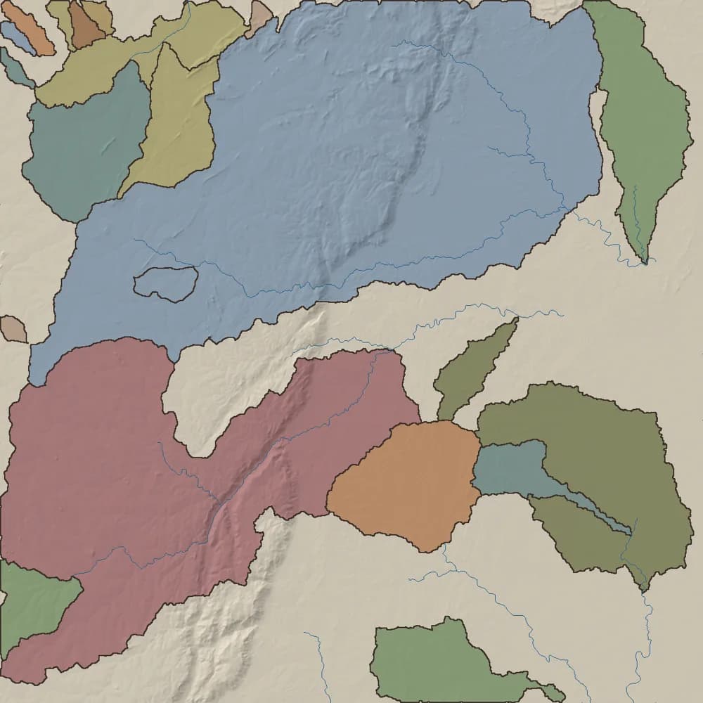 HydroBASINS watersheds