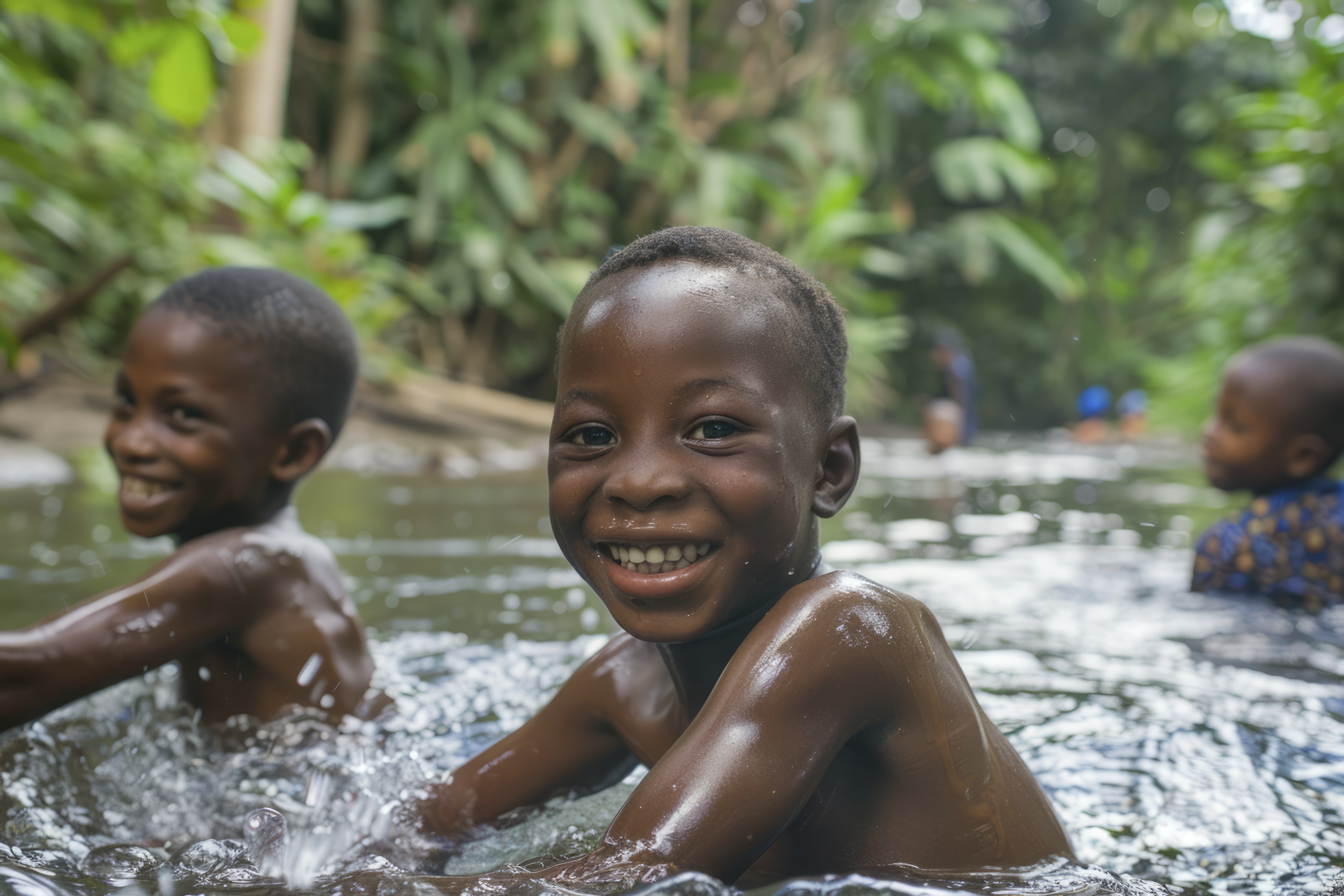 Children in a rural community