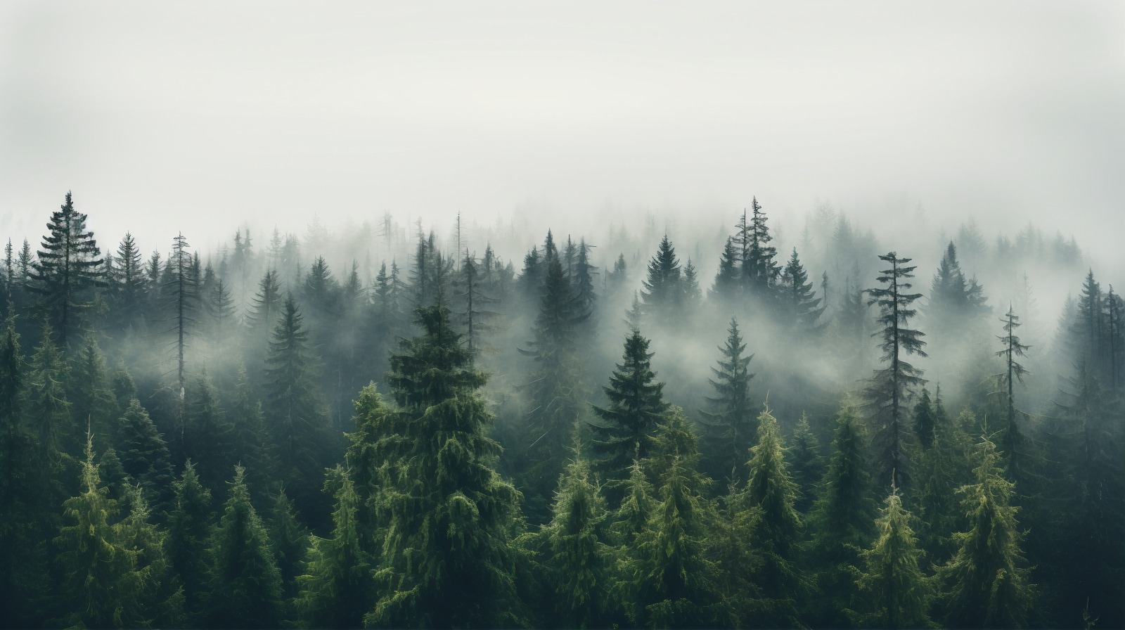 Dense forest canopy